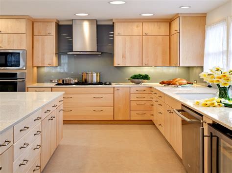 maple wooden cabinets